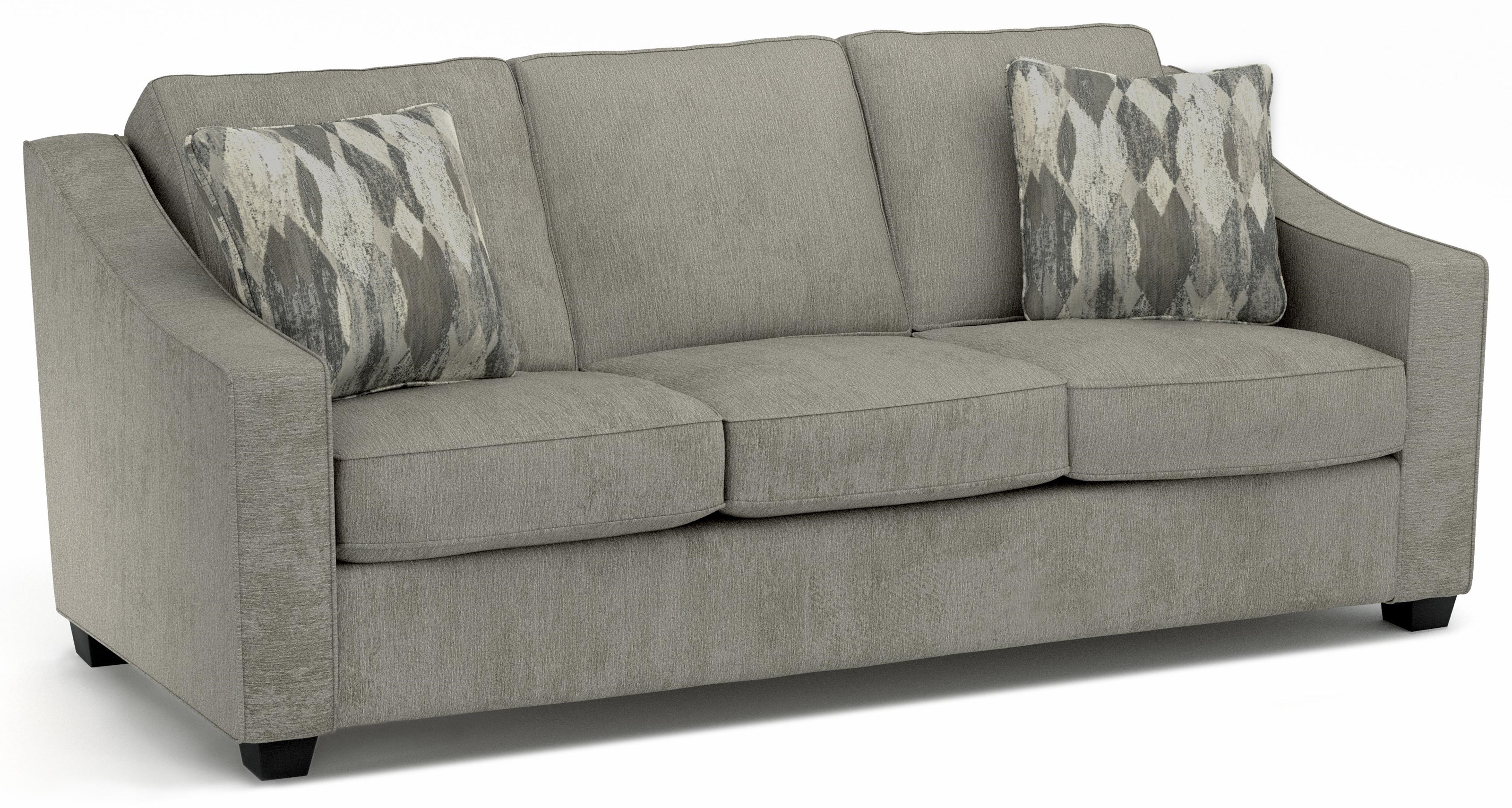 Sunset Home Carlton Contemporary Sofa with Sloped Track Arms Walker's